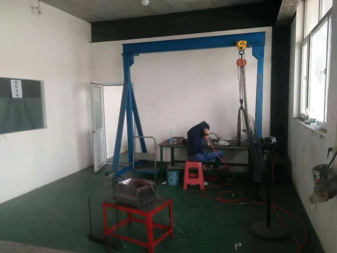 抛光工序现场